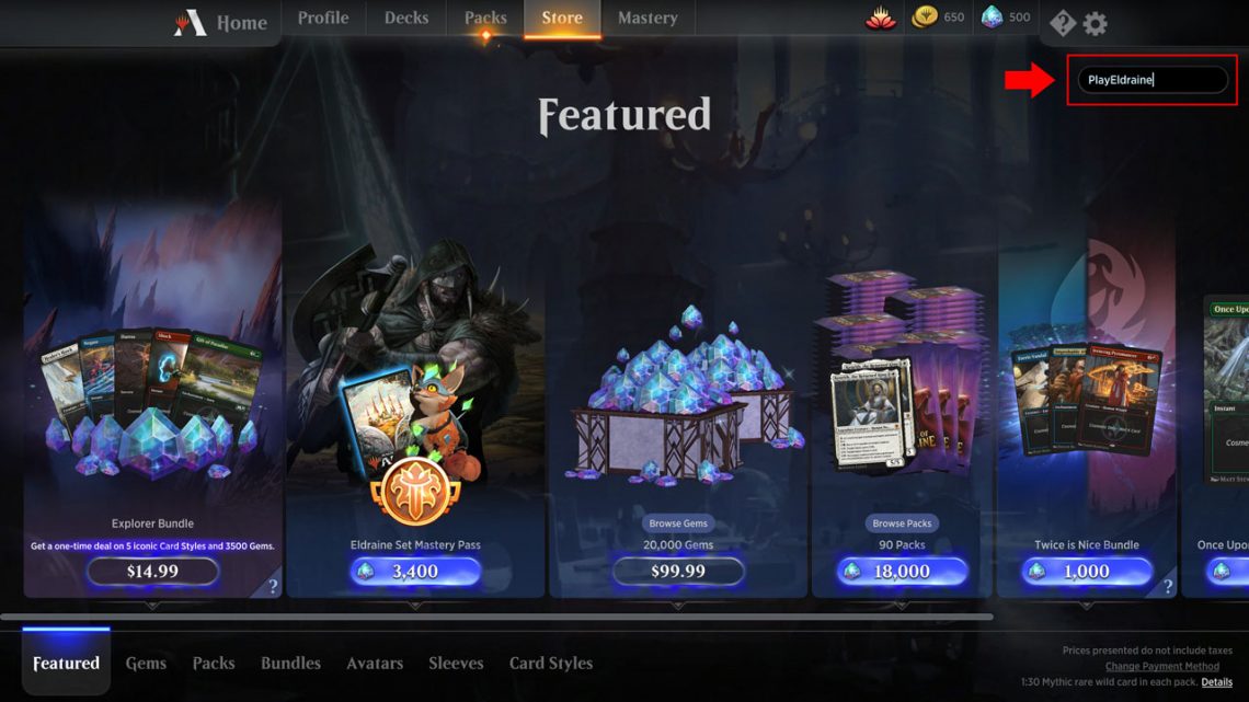 download magic arena codes for free